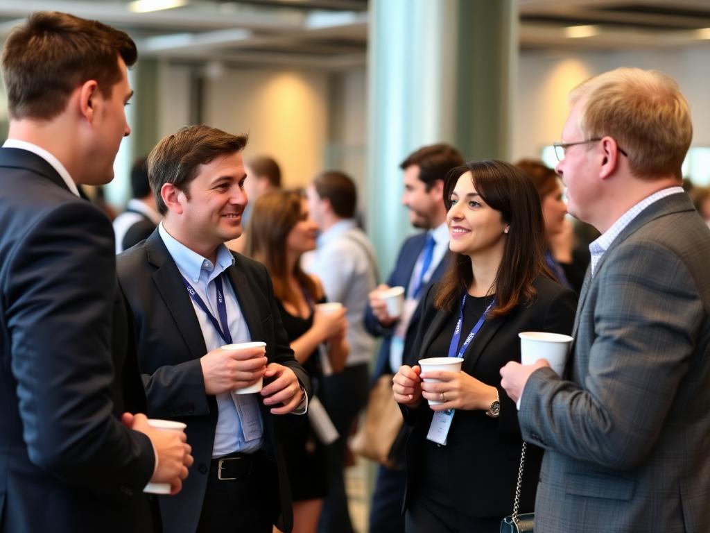 Networking coffee break